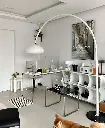 Escritorio lacio en negro minimalista diseño tu trabajo