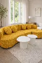 sillon , sofa , amarillo, esquinero