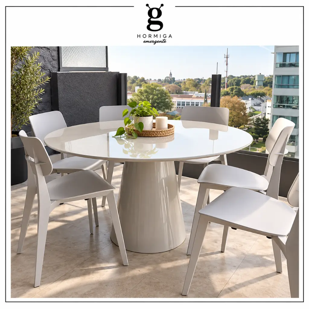 Mesa Cono Alquiler Blanca