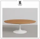 Saarinen Oval Madera Alquiler