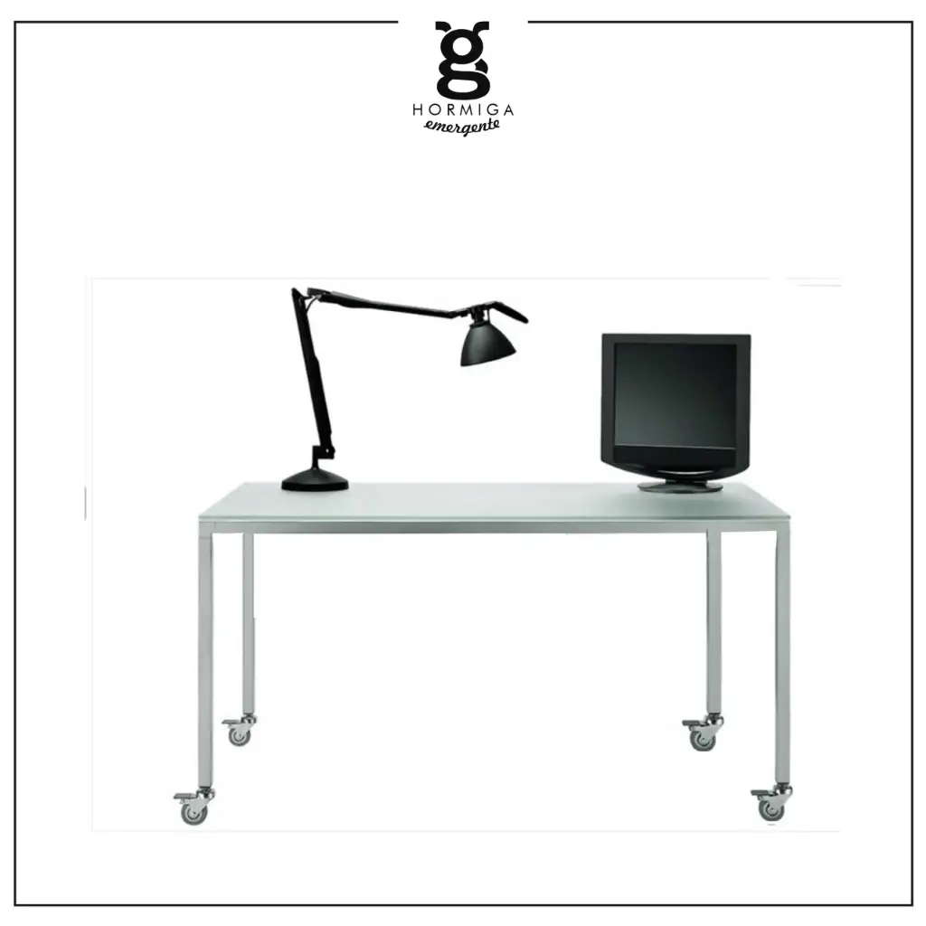 Mesa Borges con ruedas