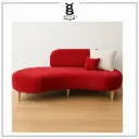 Sofa noguchi rojo Alquiler