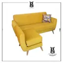 Sofa lemos en L Amarillo