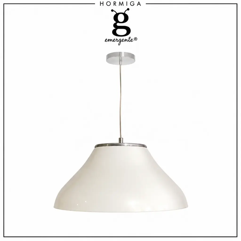 Lampara colgante blanca