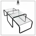 Mesa Laccio Nido Base pintada Negro