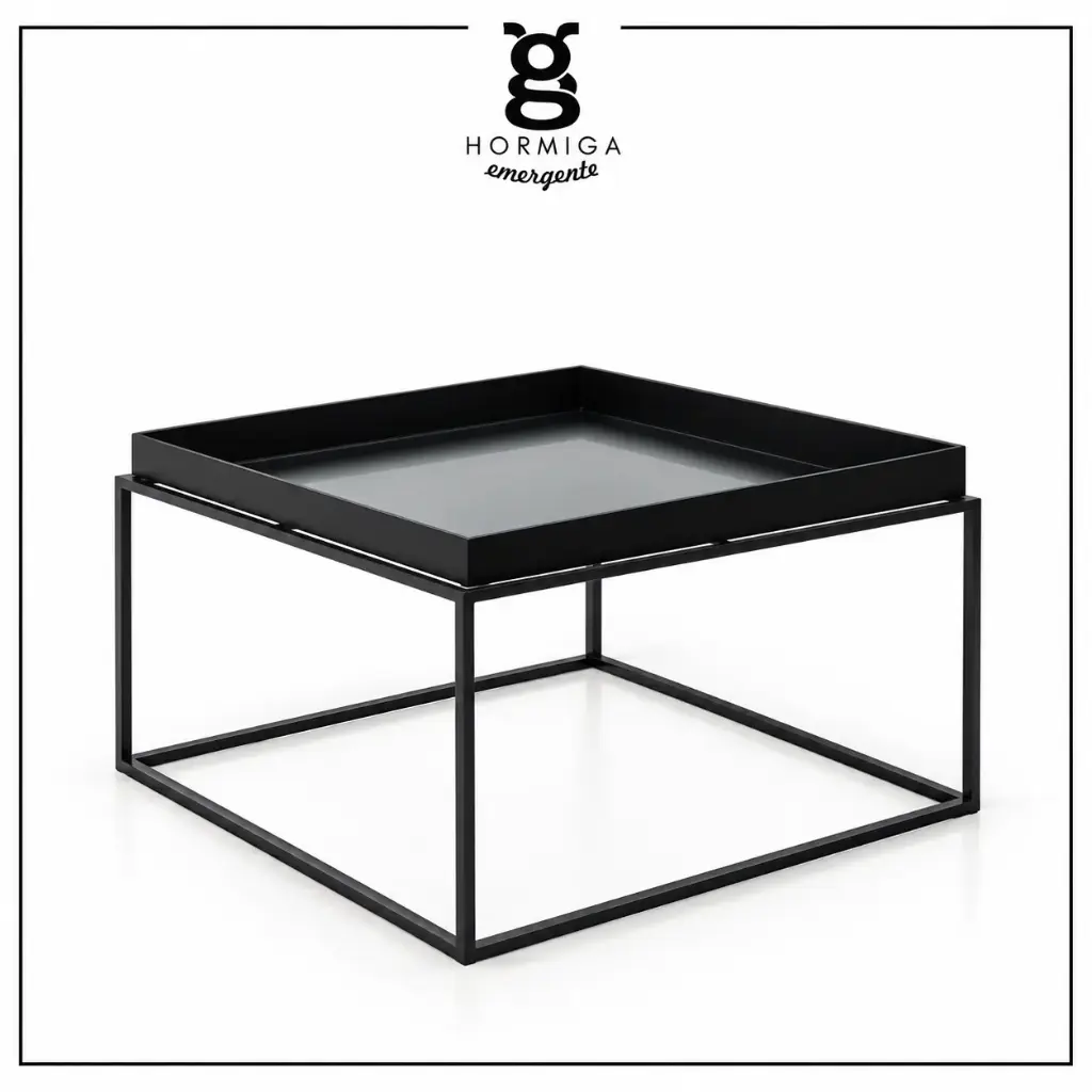 Mesa Baja Tray de Hierro